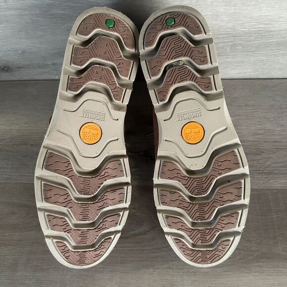 Timberland Womens Size 7 Keeley Field Mid Hiker Light Brown Nubuck Boots Shoes - Picture 9 of 10